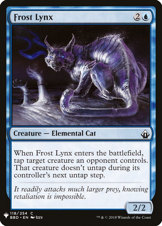 Frost Lynx [Mystery Booster] | Deep Dive Games St. Marys