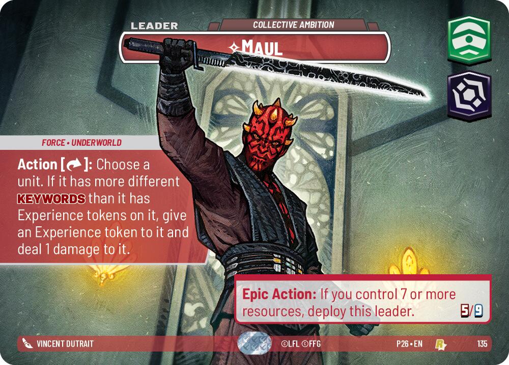Maul - Collective Ambition (135) (Prize Wall) (135) [Galactic Championship 2026] | Deep Dive Games St. Marys