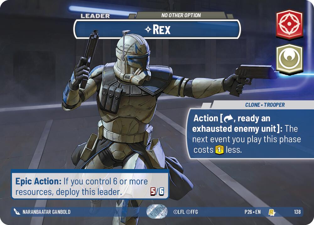Rex - No Other Option (138) (Prize Wall) (138) [Galactic Championship 2026] | Deep Dive Games St. Marys