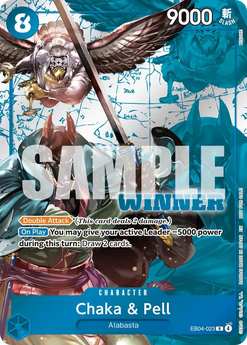 Chaka & Pell (Winner Pack 2026 Vol. 3) [One Piece Promotion Cards] | Deep Dive Games St. Marys