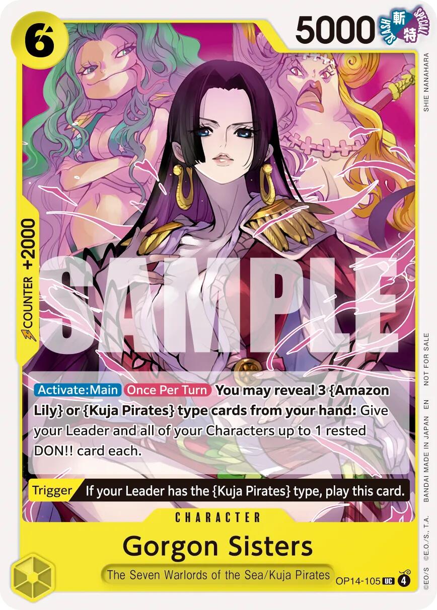 Gorgon Sisters (Tournament Pack 2026 Vol. 3) [One Piece Promotion Cards] | Deep Dive Games St. Marys