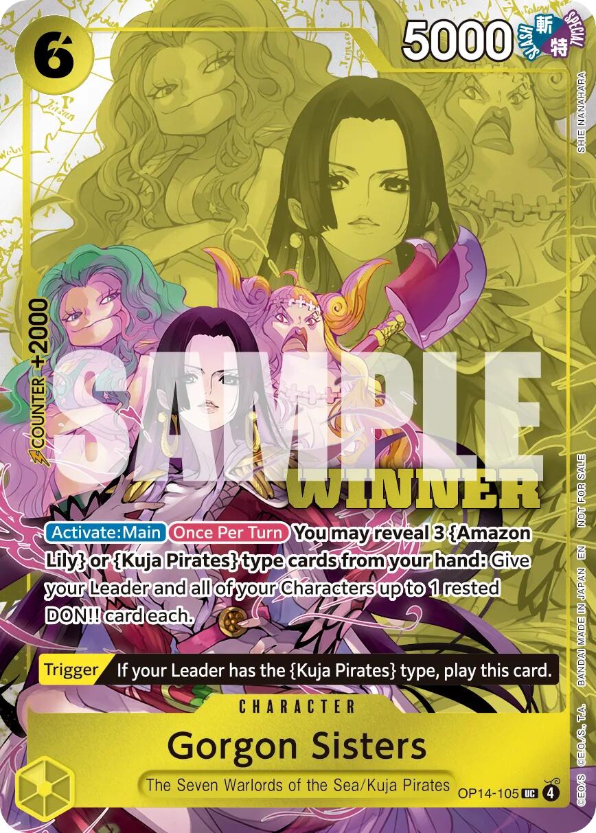Gorgon Sisters (Winner Pack 2026 Vol. 3) [One Piece Promotion Cards] | Deep Dive Games St. Marys