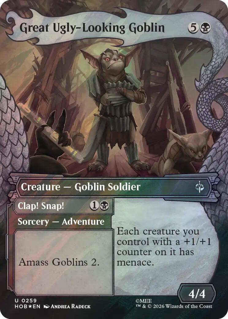 Great Ugly-Looking Goblin (Showcase) (Surge Foil) [The Hobbit] | Deep Dive Games St. Marys