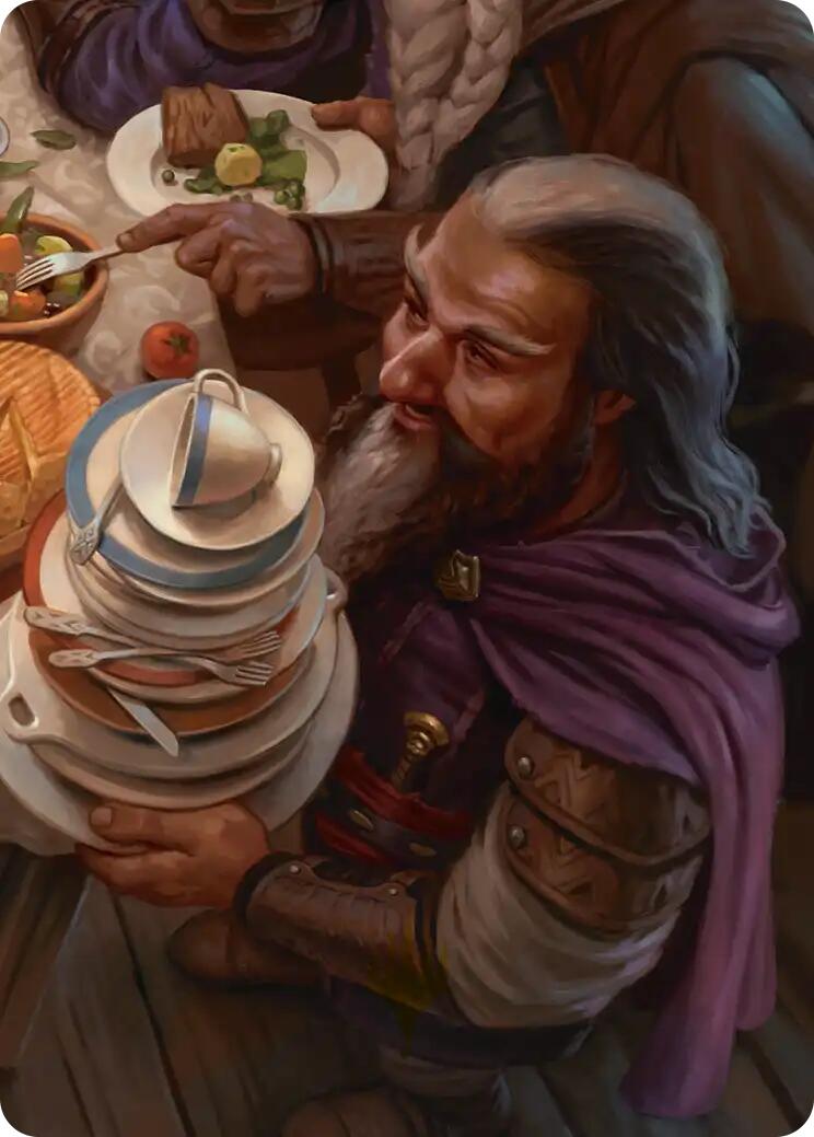 Ori, Plate Stacker Art Card (6/12) [The Hobbit Art Series] | Deep Dive Games St. Marys