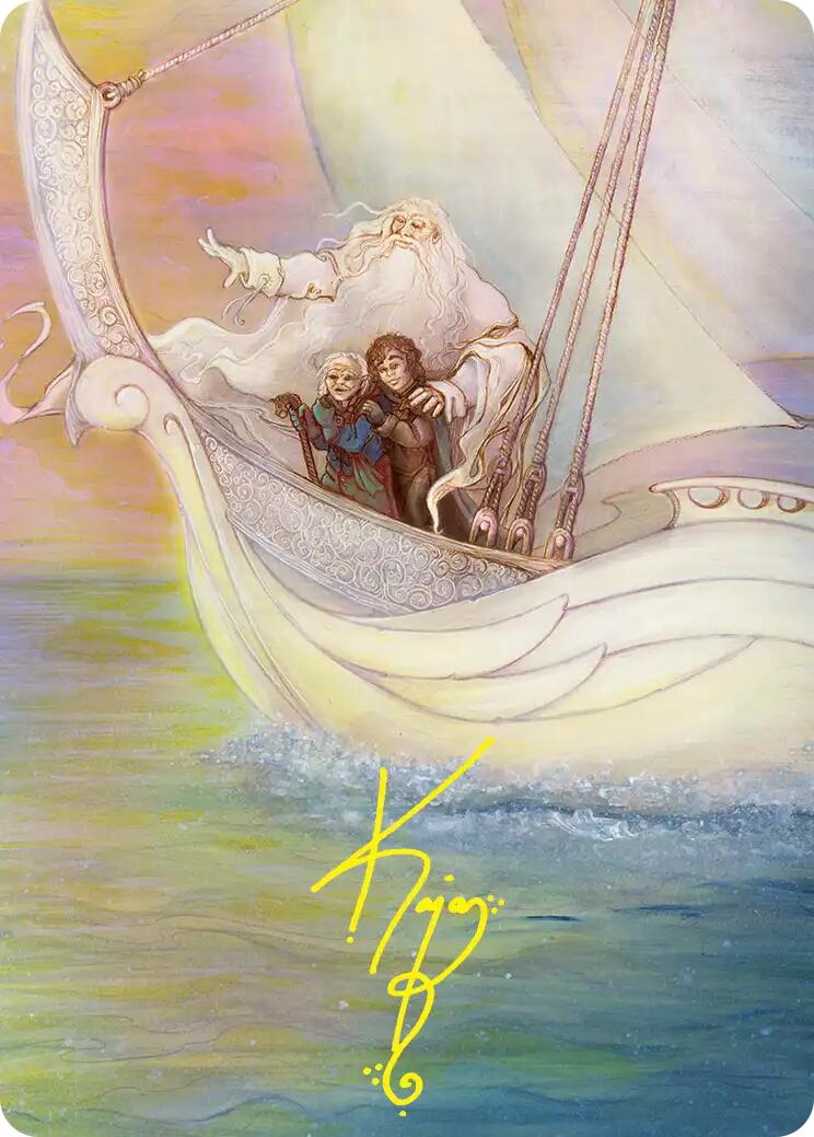Dawn of a New Age Art Card (Gold-Stamped Signature) [The Hobbit Art Series] | Deep Dive Games St. Marys