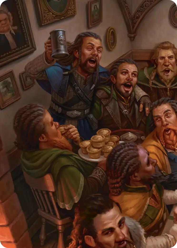 Fili and Kili, Joyous Art Card (1/12) [The Hobbit Art Series] | Deep Dive Games St. Marys