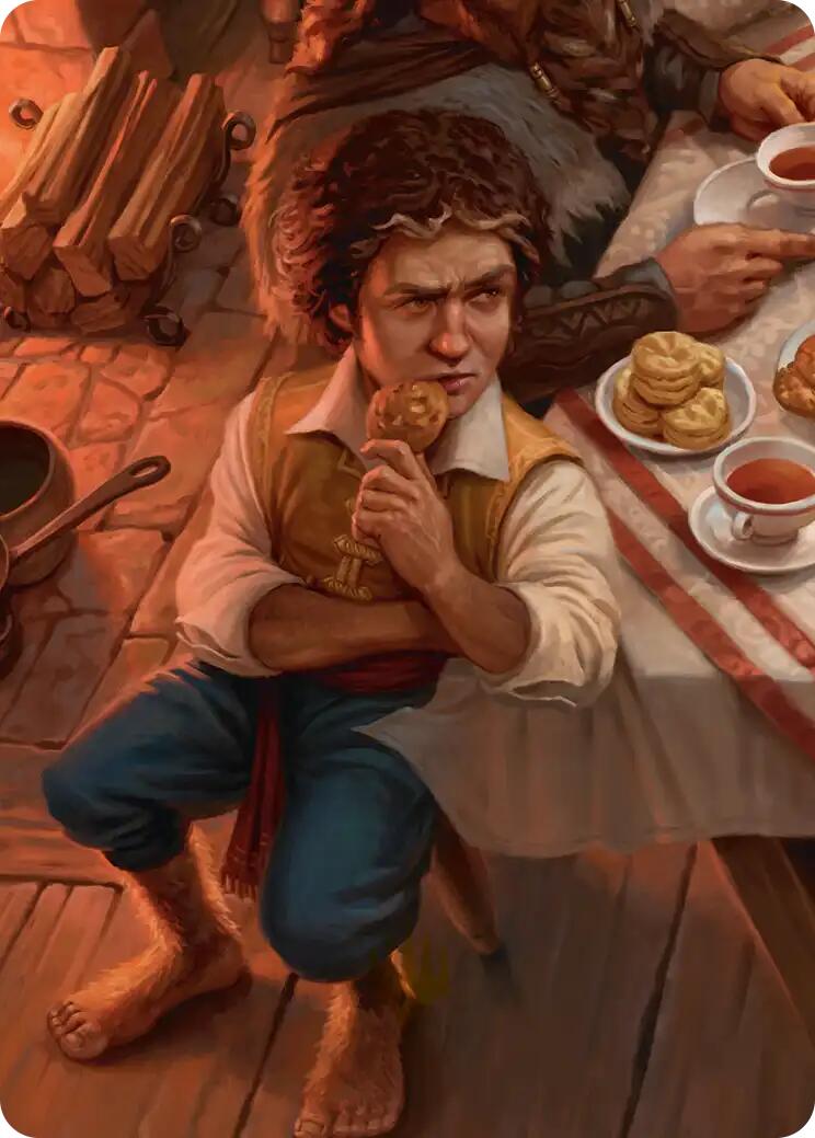 Bilbo, Fellow Conspirator Art Card (4/12) [The Hobbit Art Series] | Deep Dive Games St. Marys