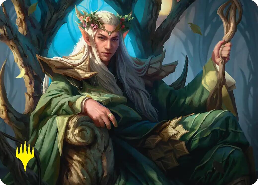 Thranduil, the Elvenking Art Card (Gold-Stamped) [The Hobbit Art Series] | Deep Dive Games St. Marys