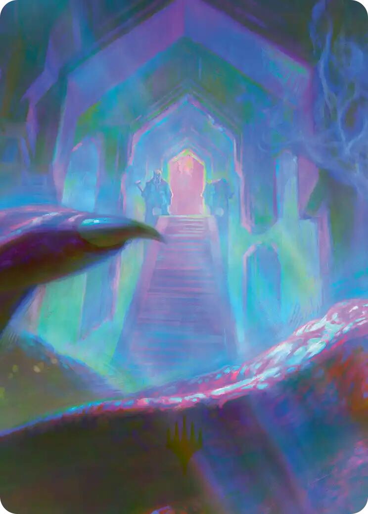 Dragon-Cursed Halls Art Card (8/12) [The Hobbit Art Series] | Deep Dive Games St. Marys