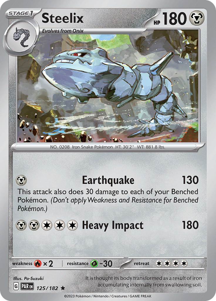 Steelix (125/182) [Scarlet & Violet: Paradox Rift] | Deep Dive Games St. Marys