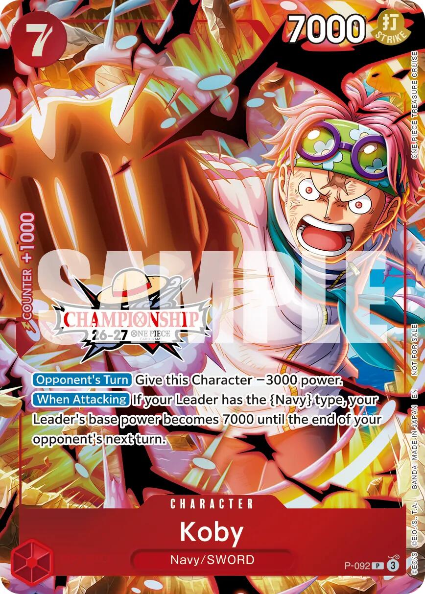 Koby (CS 26-27 Event Pack) [One Piece Promotion Cards] | Deep Dive Games St. Marys