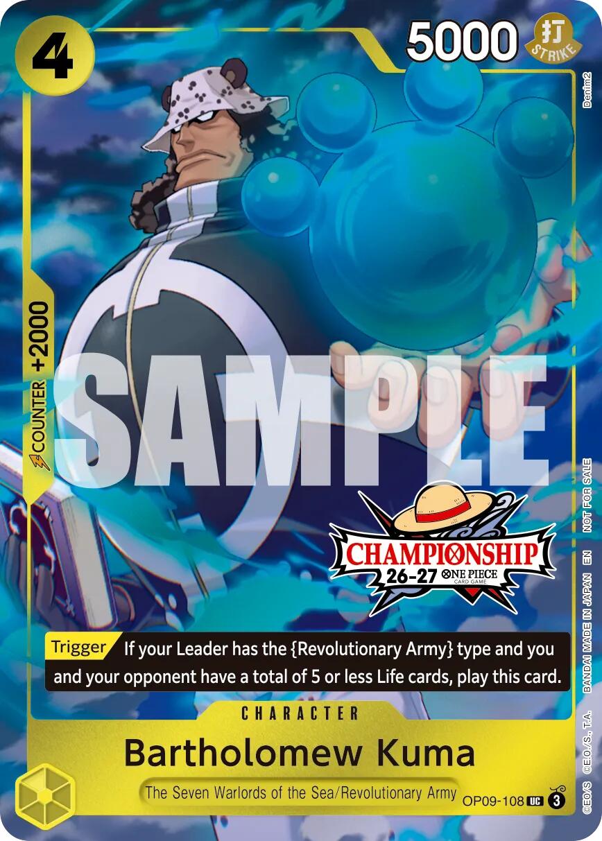Bartholomew Kuma (CS 26-27 Celebration Pack) [One Piece Promotion Cards] | Deep Dive Games St. Marys