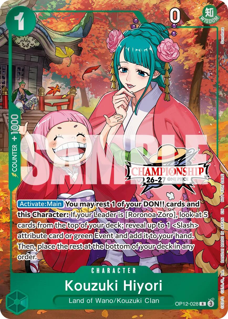 Kouzuki Hiyori (CS 26-27 Celebration Pack) [One Piece Promotion Cards] | Deep Dive Games St. Marys