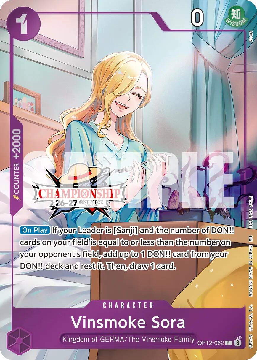 Vinsmoke Sora (CS 26-27 Celebration Pack) [One Piece Promotion Cards] | Deep Dive Games St. Marys