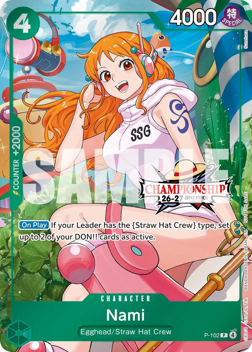 Nami (CS 26-27 Celebration Pack) [One Piece Promotion Cards] | Deep Dive Games St. Marys