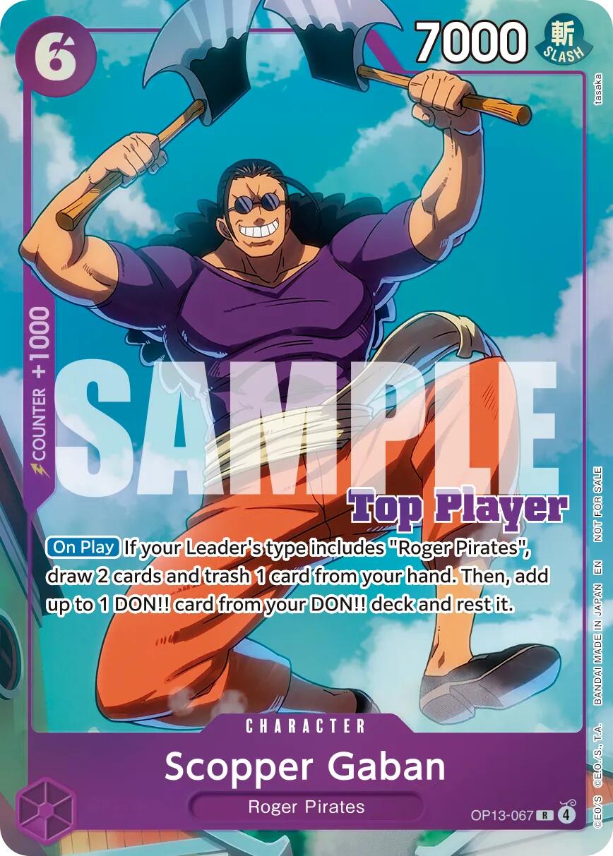 Scopper Gaban (CS 26-27 Top Player Pack Vol. 1) [One Piece Promotion Cards] | Deep Dive Games St. Marys