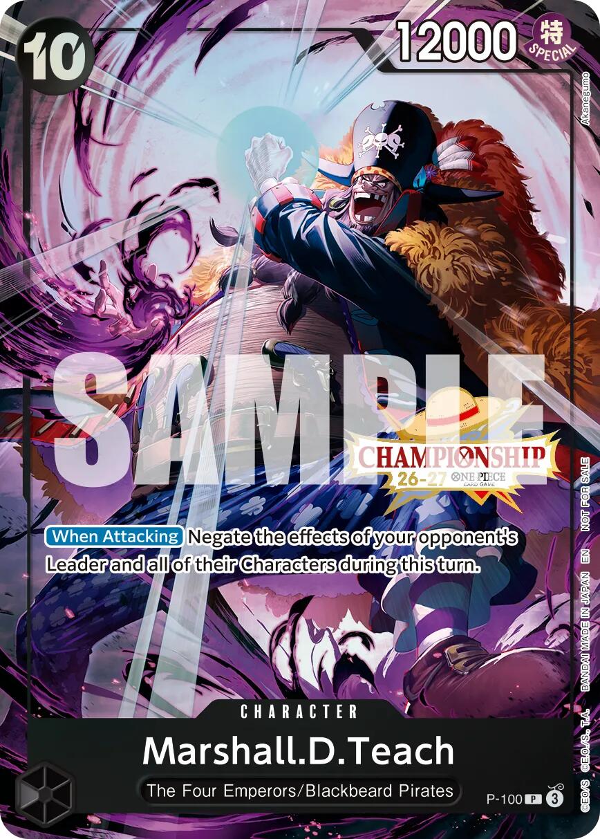 Marshall.D.Teach (CS 26-27 Event Pack Finalist Ver.) [One Piece Promotion Cards] | Deep Dive Games St. Marys