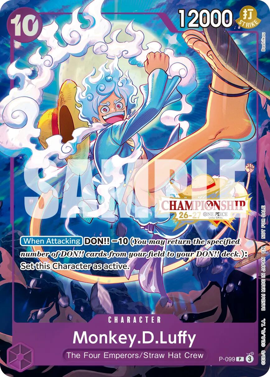 Monkey.D.Luffy (CS 26-27 Event Pack Finalist Ver.) [One Piece Promotion Cards] | Deep Dive Games St. Marys