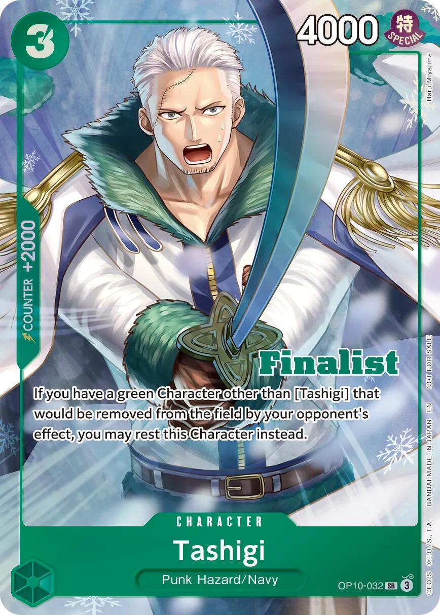 Tashigi (Finalist Card Set Vol.1) [One Piece Promotion Cards] | Deep Dive Games St. Marys