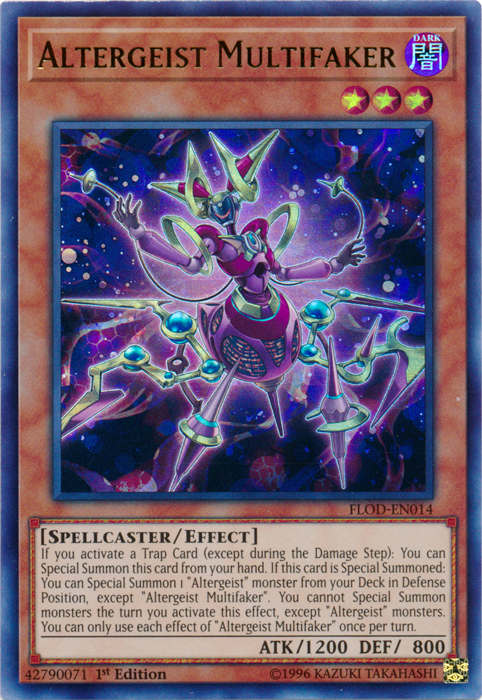 Altergeist Multifaker [FLOD-EN014] Ultra Rare | Deep Dive Games St. Marys