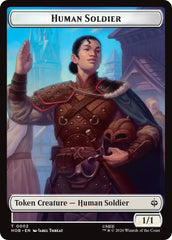 Human Soldier // Goblin Army (0004) Double-Sided Token [The Hobbit Tokens] | Deep Dive Games St. Marys
