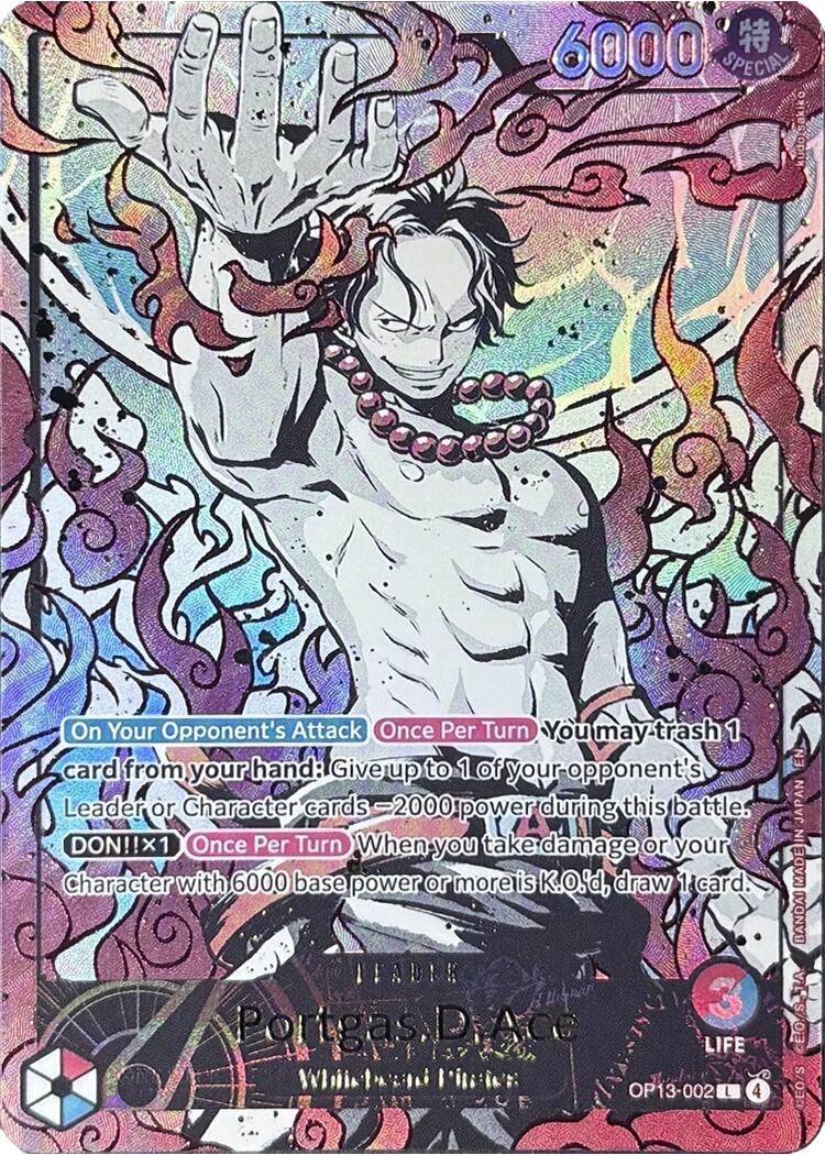 Portgas.D.Ace (English Version 3rd Anniversary Set) [One Piece Promotion Cards] | Deep Dive Games St. Marys