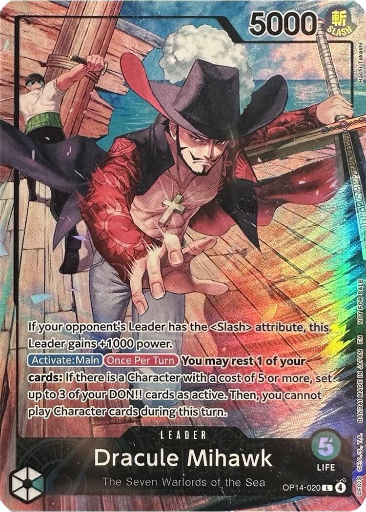 Dracule Mihawk (2026 PSA Magazine Promo) [One Piece Promotion Cards] | Deep Dive Games St. Marys