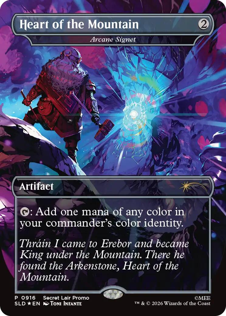 Heart of the Mountain - Arcane Signet [Secret Lair Drop Series] | Deep Dive Games St. Marys