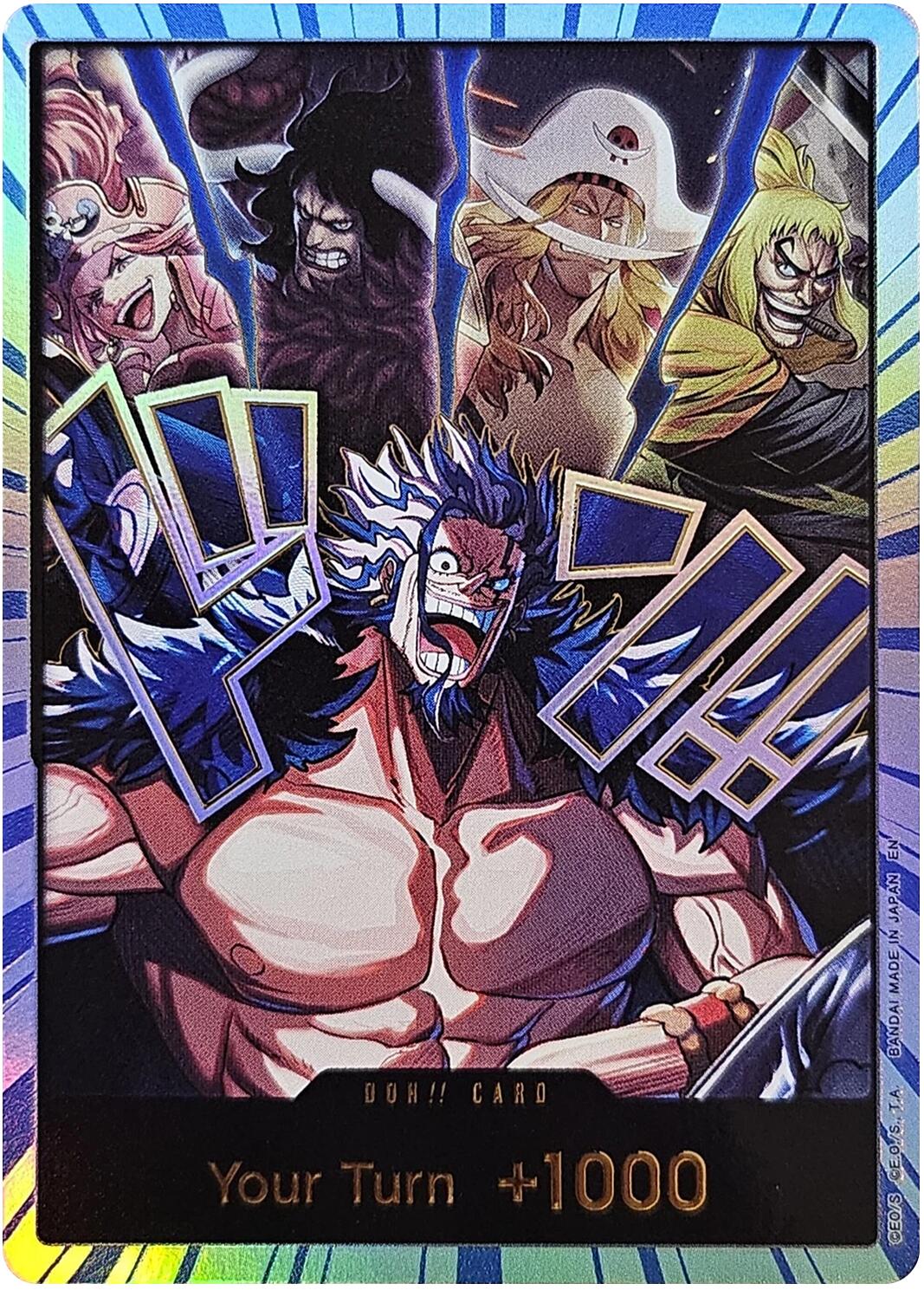 DON!! Card (Alternate Art) (Rocks) (Special Foil) [The World's Strongest Warriors] | Deep Dive Games St. Marys