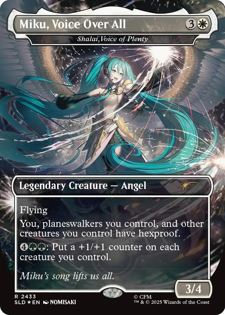 Miku, Voice Over All - Shalai, Voice of Plenty [Secret Lair Drop Series] | Deep Dive Games St. Marys