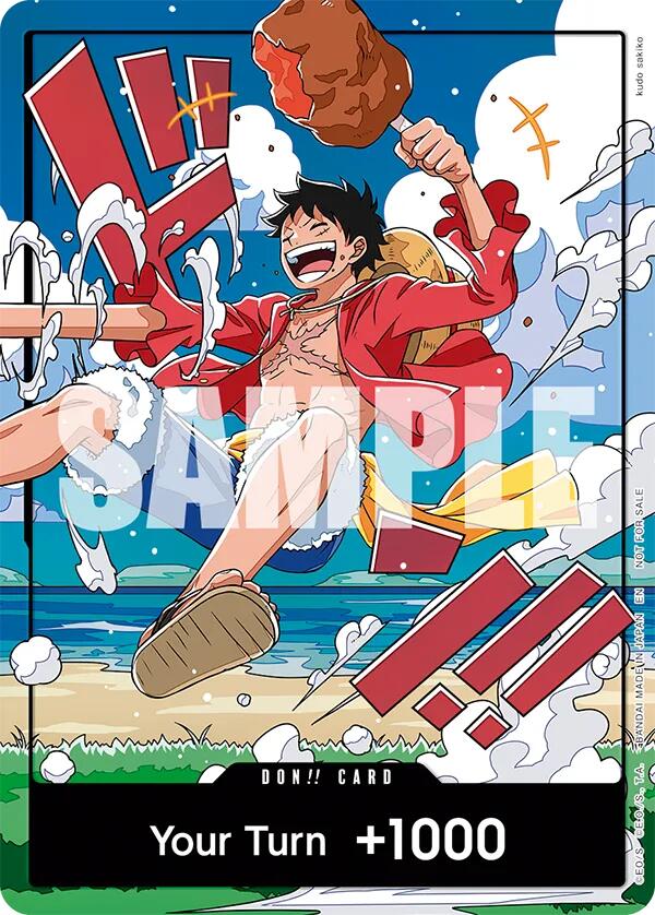 DON!! Card (World United) (Luffy) [One Piece Promotion Cards] | Deep Dive Games St. Marys