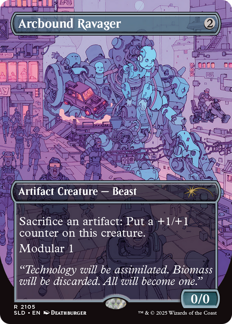 Arcbound Ravager (2105) (Galaxy Foil) [Secret Lair Drop Series] | Deep Dive Games St. Marys