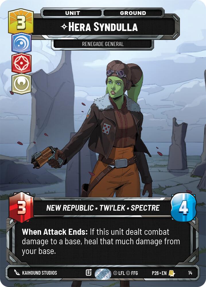 Hera Syndulla - Renegade General (14) (14) [Sector and Regional Promos: Season 2] | Deep Dive Games St. Marys