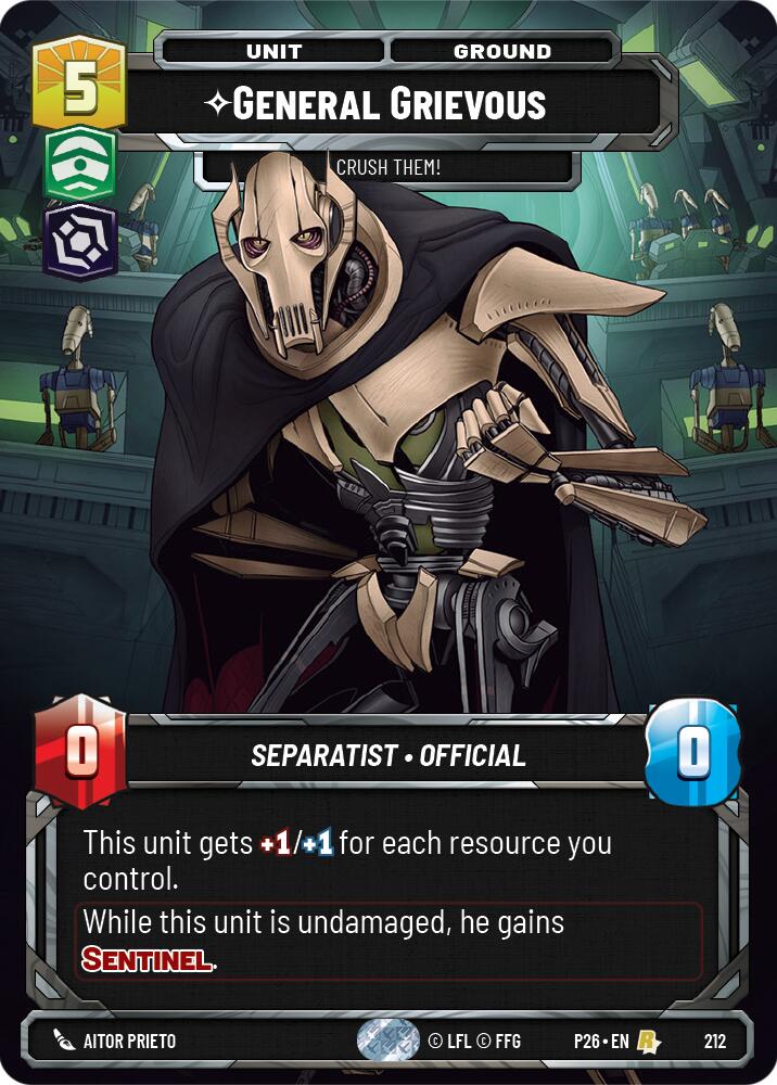 General Grievous - Crush Them! (212) (212) [Sector and Regional Promos: Season 2] | Deep Dive Games St. Marys