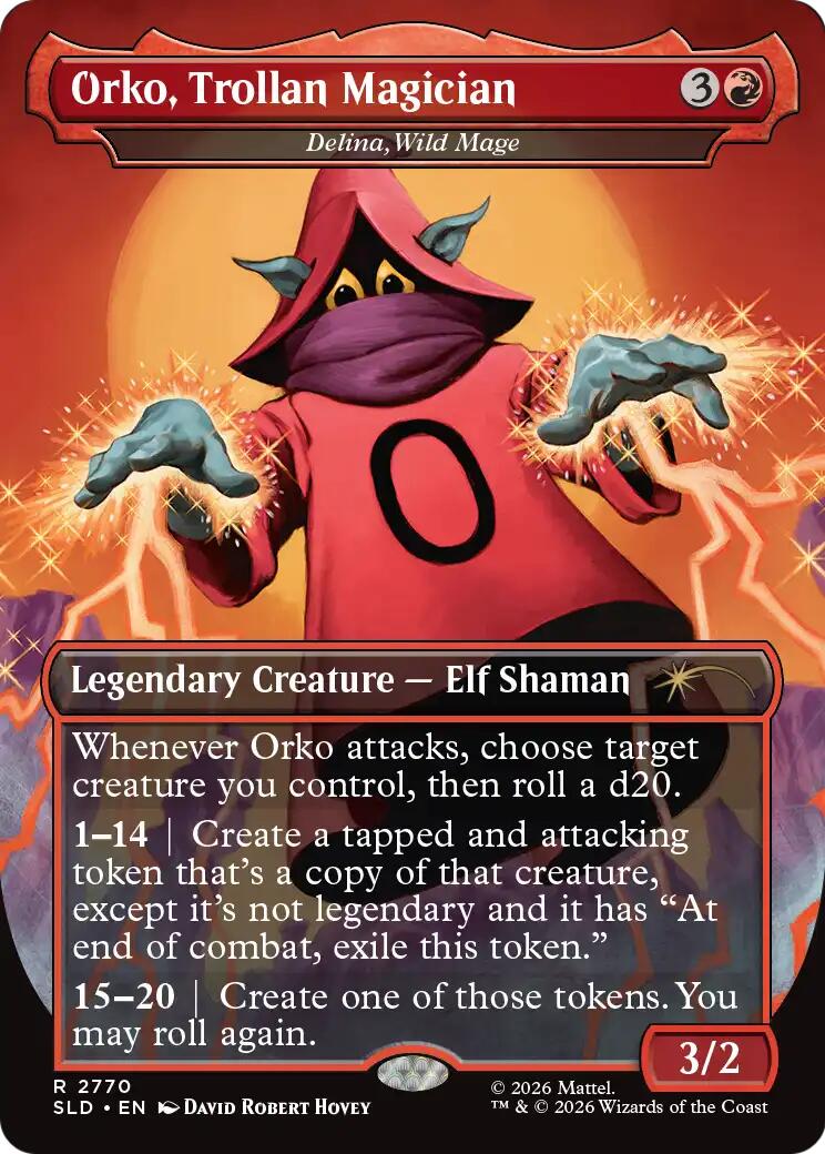 Orko, Trollan Magician - Delina, Wild Mage [Secret Lair Drop Series] | Deep Dive Games St. Marys