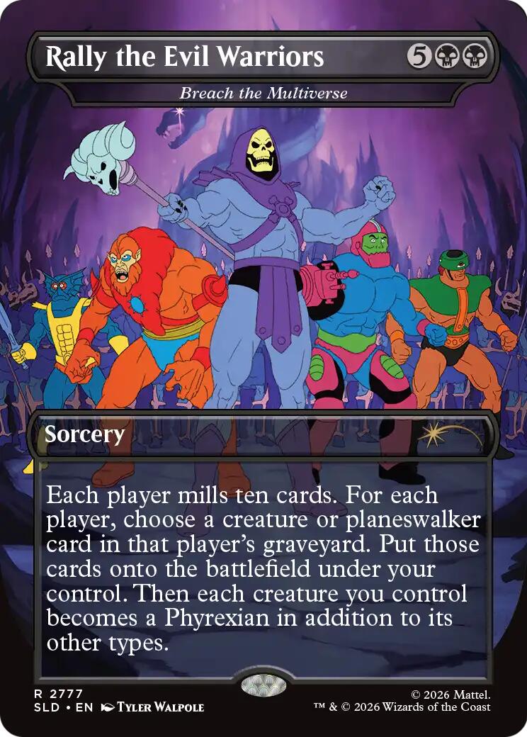 Rally the Evil Warriors - Breach the Multiverse [Secret Lair Drop Series] | Deep Dive Games St. Marys