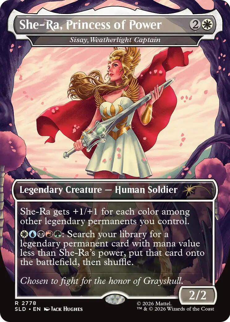 She-Ra, Princess of Power - Sisay, Weatherlight Captain [Secret Lair Drop Series] | Deep Dive Games St. Marys