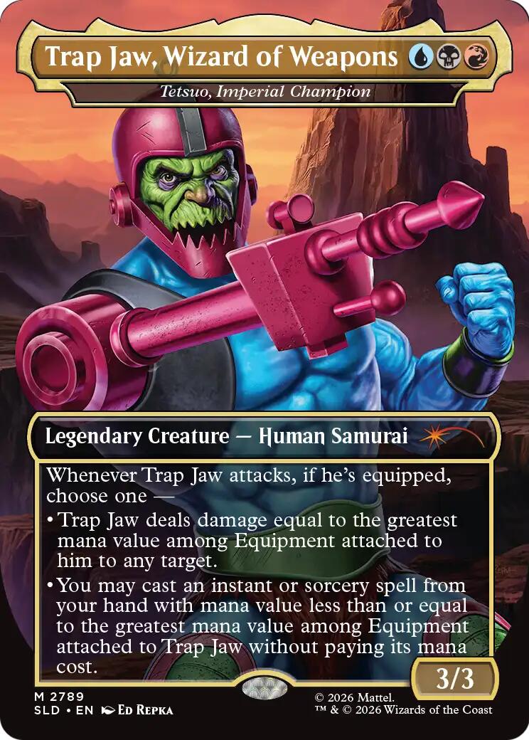 Trap Jaw, Wizard of Weapons - Tetsuo, Imperial Champion [Secret Lair Drop Series] | Deep Dive Games St. Marys