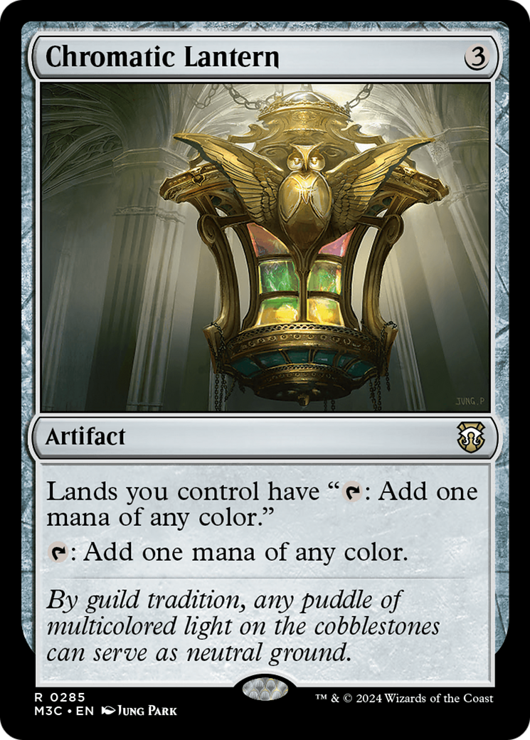 Chromatic Lantern (Ripple Foil) [Modern Horizons 3 Commander] | Deep Dive Games St. Marys