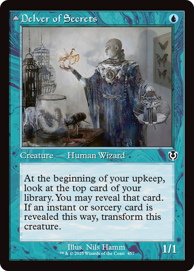 Delver of Secrets // Insectile Aberration (Retro Frame) [Innistrad Remastered] | Deep Dive Games St. Marys