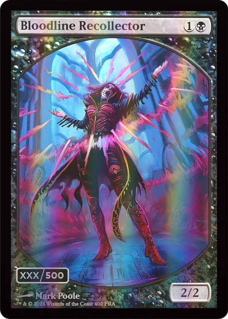 Bloodline Recollector (Retro Frame) (Serial Numbered) (Double Rainbow Foil) [Reality Fracture] | Deep Dive Games St. Marys