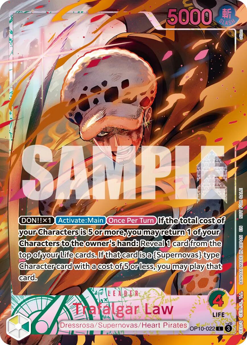 Trafalgar Law (Flame-Flame Fruit Coliseum) [One Piece Promotion Cards] | Deep Dive Games St. Marys