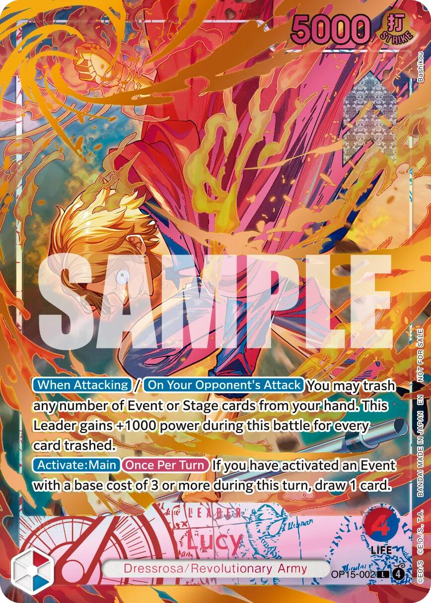 Lucy (Flame-Flame Fruit Coliseum) [One Piece Promotion Cards] | Deep Dive Games St. Marys