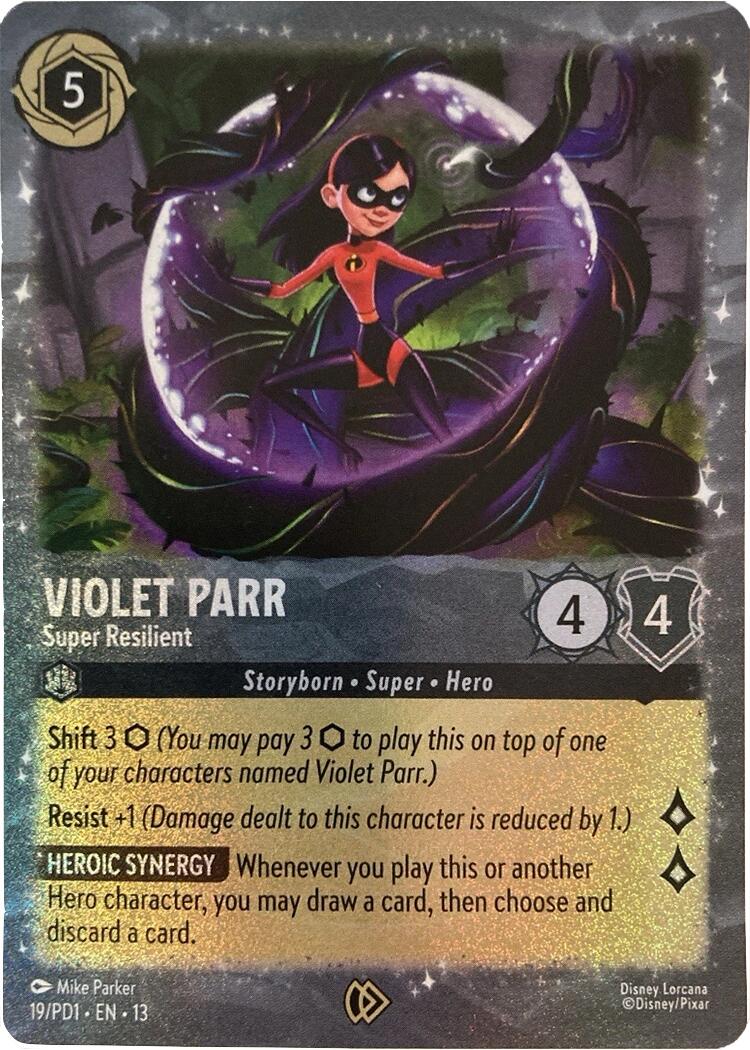 Violet Parr - Super Resilient (19) [Promo Cards] | Deep Dive Games St. Marys