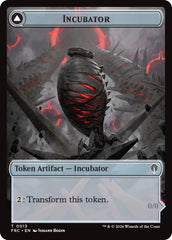 Phyrexian // Incubator Double-Sided Token [Reality Fracture Commander Tokens] | Deep Dive Games St. Marys