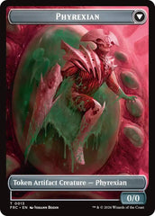 Phyrexian // Incubator Double-Sided Token [Reality Fracture Commander Tokens] | Deep Dive Games St. Marys