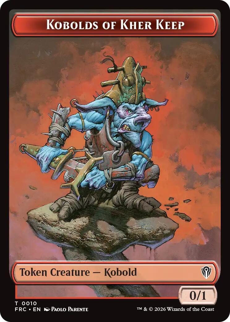 Kobolds of Kher Keep // Phyrexian Mite Double-Sided Token [Reality Fracture Commander Tokens] | Deep Dive Games St. Marys