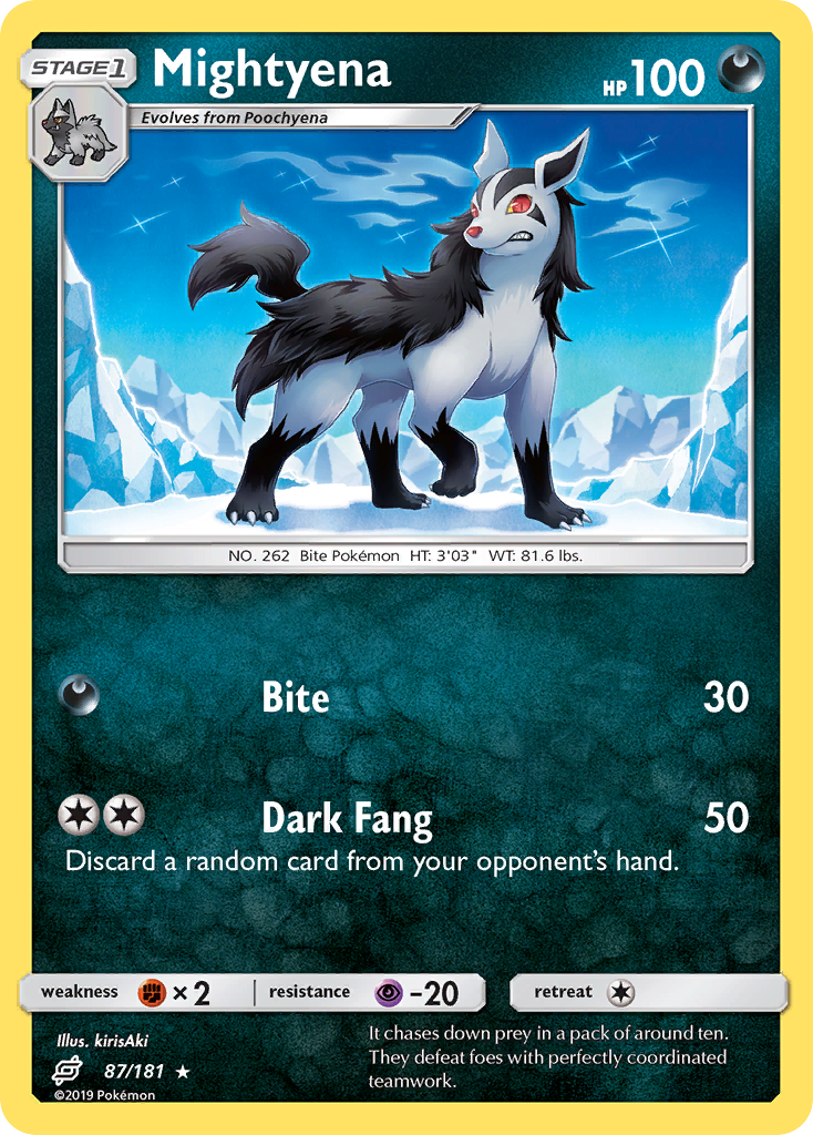 Mightyena (87/181) [Sun & Moon: Team Up] | Deep Dive Games St. Marys