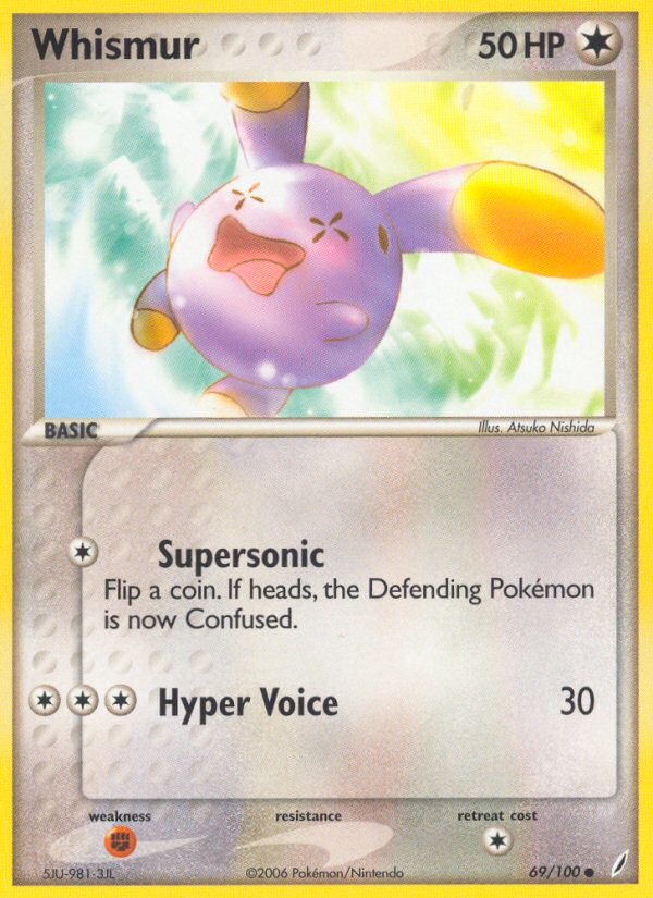 Whismur (69/100) [EX: Crystal Guardians] | Deep Dive Games St. Marys