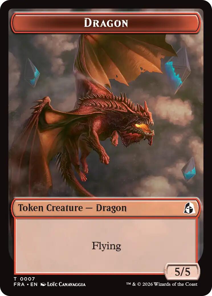 Dragon // Forest Tentacle Double-Sided Token [Reality Fracture Tokens] | Deep Dive Games St. Marys